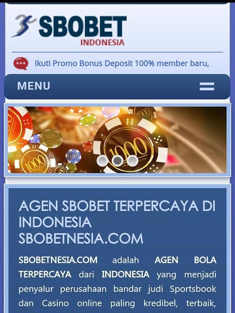 Agen Sbobet Mandiri Terpercaya di Indonesia